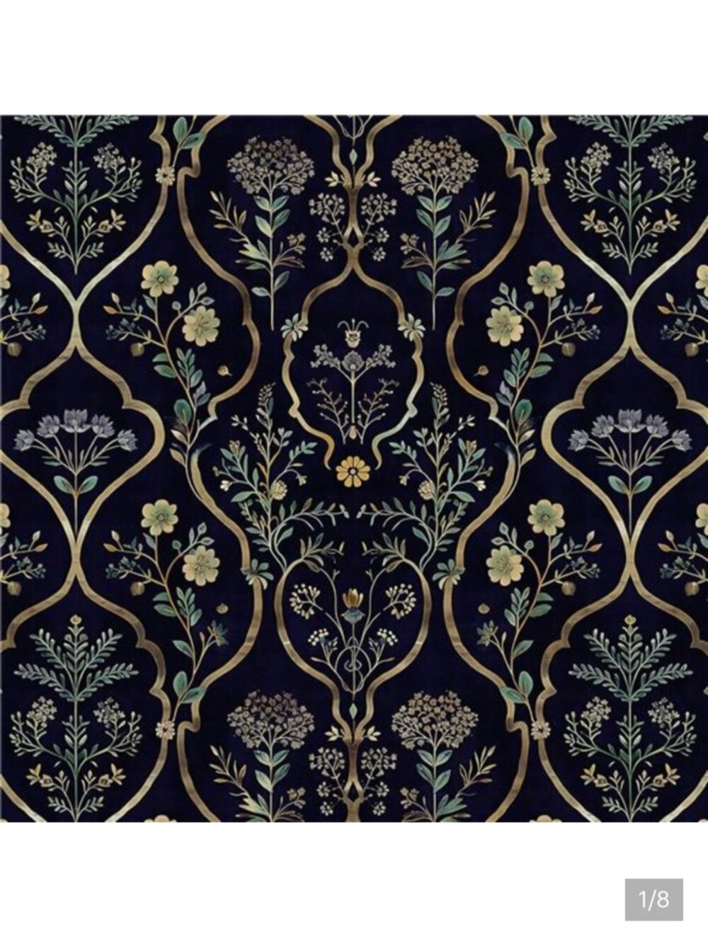 Floral Peel and Stick Wallpaper Vintage Floral Wallpaper 15.7inchx118.1inch